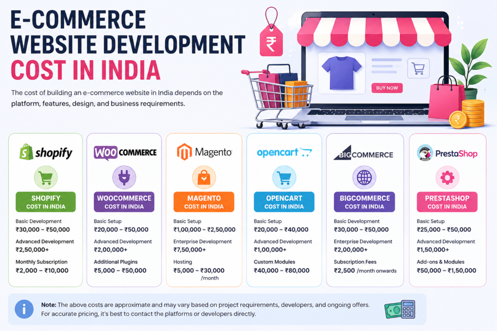 E-Commerce Website Development Cost In India ?